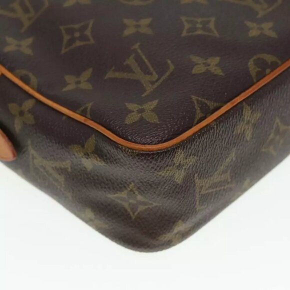 authenticity guaranteed LOUIS VUITTON Monogram Compiegne  Clutch Bag - Picture 9 of 11